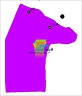 شیپ فایل نقطه ای شهرهای شهرستان هویزه واقع در استان خوزستان
