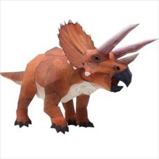 آموزش ساخت ماکت سه بعدی دایناسور (Triceratops)