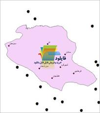 شیپ فایل نقطه ای شهرهای شهرستان شهرکرد واقع در استان چهارمحال و بختیاری